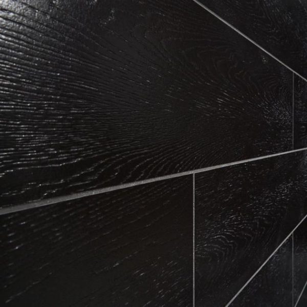 Commercial Floor | 1 sq. ft. Skoven Nero 8×36 Black Matte Porcelain Wood Look Tile Nero Bathroom Bathroom