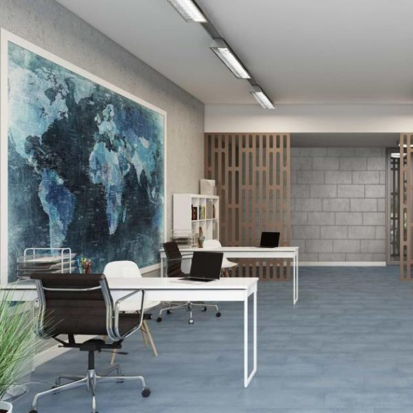 Concrete Look | 1 sq. ft. Bond LVT Indio Blue 12×24 Glue Down Luxury Vinyl Tile  Indio Vinyl Floors Concrete Look