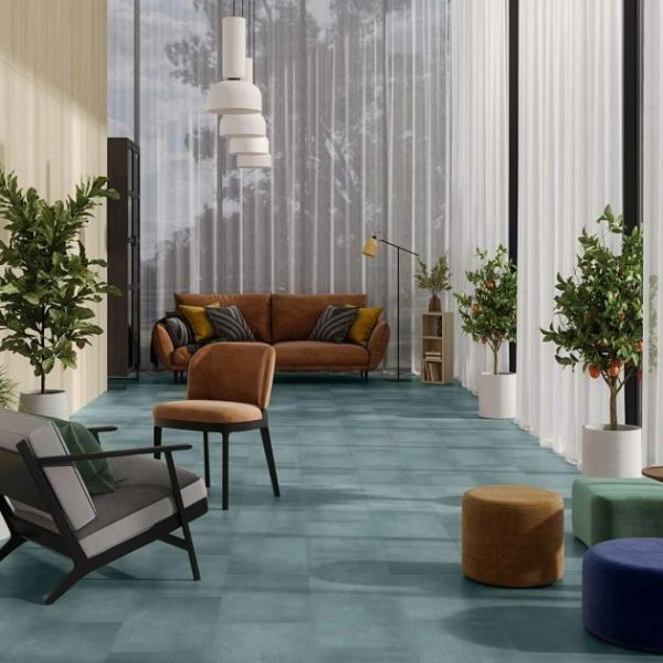 Concrete Look | 1 sq. ft. Bond LVT Viridum Green 12×24 Glue Down Luxury Vinyl Tile  Viridium Concrete Look Concrete Look