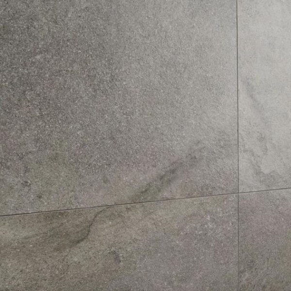 Floor Tiles | 1 sq. ft. Acadia Slate Gray 24×24 Quartz Look Matte Porcelain Tile Slate Gray Bathroom Bathroom