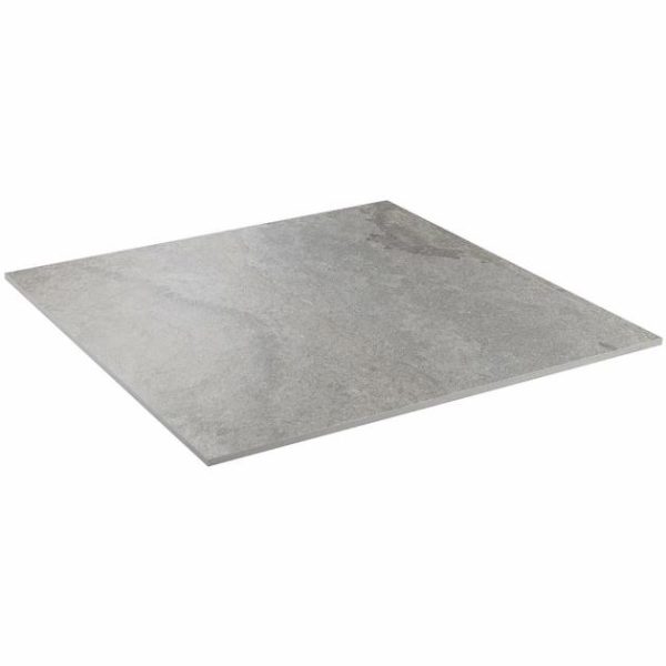 Floor Tiles | 1 sq. ft. Acadia Slate Gray 24×24 Quartz Look Matte Porcelain Tile Slate Gray Bathroom Bathroom