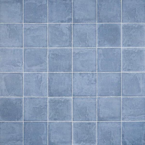 Floor Tiles | 1 sq. ft. Alesso Indigo Blue 8×8 Matte Porcelain Tile Indigo Blue Bathroom Bathroom