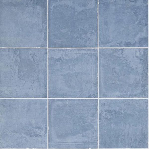 Floor Tiles | 1 sq. ft. Alesso Indigo Blue 8×8 Matte Porcelain Tile Indigo Blue Bathroom Bathroom