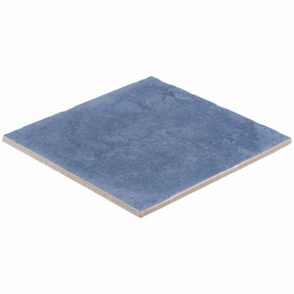 Floor Tiles | 1 sq. ft. Alesso Indigo Blue 8×8 Matte Porcelain Tile Indigo Blue Bathroom Bathroom