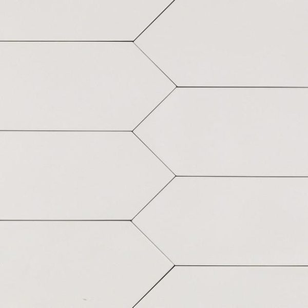 Floor Tiles | 1 sq. ft. Aliante White 4×12 Picket Matte Porcelain Tile White Backsplash & Kitchen Backsplash & Kitchen