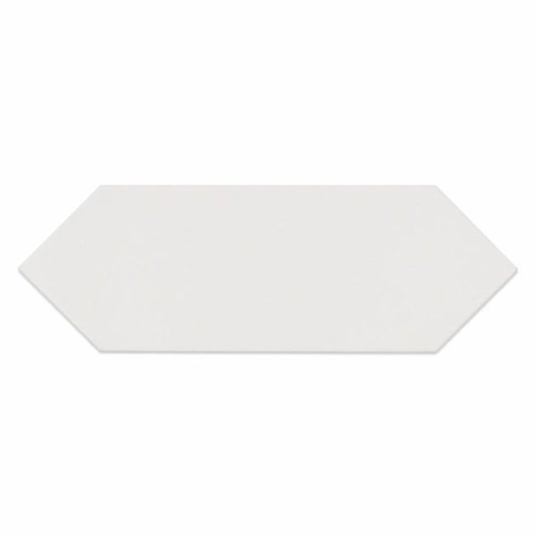 Floor Tiles | 1 sq. ft. Aliante White 4×12 Picket Matte Porcelain Tile White Backsplash & Kitchen Backsplash & Kitchen