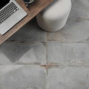 Floor Tiles | 1 sq. ft. Angela Harris Flatiron Gray 12×24 Semi-Polished Porcelain Tile Gray Semi-Polished Bathroom Bathroom