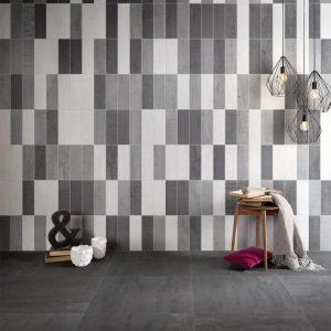 Floor Tiles | 1 sq. ft. Angela Harris Inspira Dark Gray 24×24 Matte Porcelain Tile Dark Gray Bathroom Bathroom