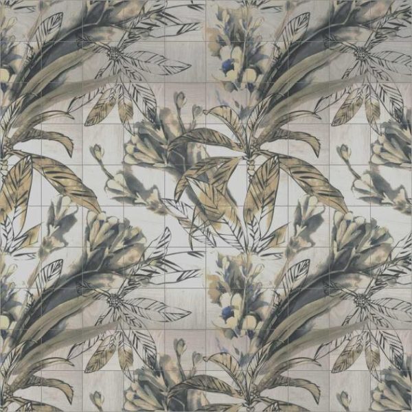 Floor Tiles | 1 sq. ft. Angela Harris Wilder Autumn Leaves Mural 8×8 Matte Porcelain Tile Autumn Backsplash & Kitchen Autumn