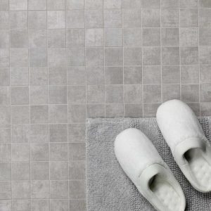 Floor Tiles | 1 sq. ft. Basic Cement Grigio 2×2 Matte Porcelain Mosaic Tile Grigio Bathroom Bathroom