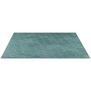 Floor Tiles | 1 sq. ft. Bond Viridum Green Foliage Matte Porcelain Mosaic Tile Viridum Backsplash & Kitchen Backsplash & Kitchen