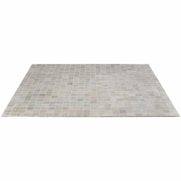 Floor Tiles | 1 sq. ft. Bronx Greige 2×2 Matte Porcelain Mosaic Tile Greige Backsplash & Kitchen Backsplash & Kitchen