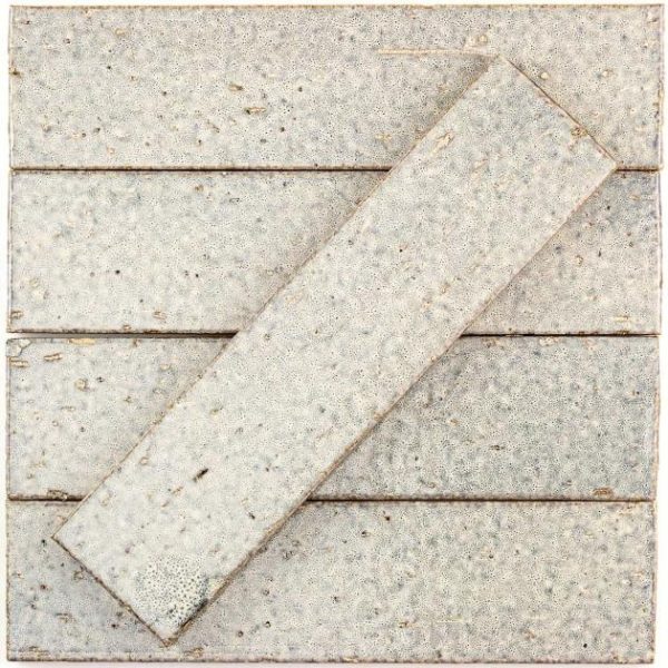 Floor Tiles | 1 sq. ft. Cadenza Baja Dunes Beige 2×9 Glossy Clay Brick Tile Baige Bathroom Baige