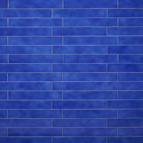 Floor Tiles | 1 sq. ft. Cavallo Poseidon Blue 3×18 Glossy Porcelain Subway Tile Poseidon Bathroom Bathroom