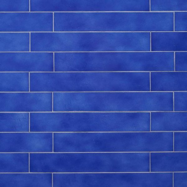 Floor Tiles | 1 sq. ft. Cavallo Poseidon Blue 3×18 Glossy Porcelain Subway Tile Poseidon Bathroom Bathroom