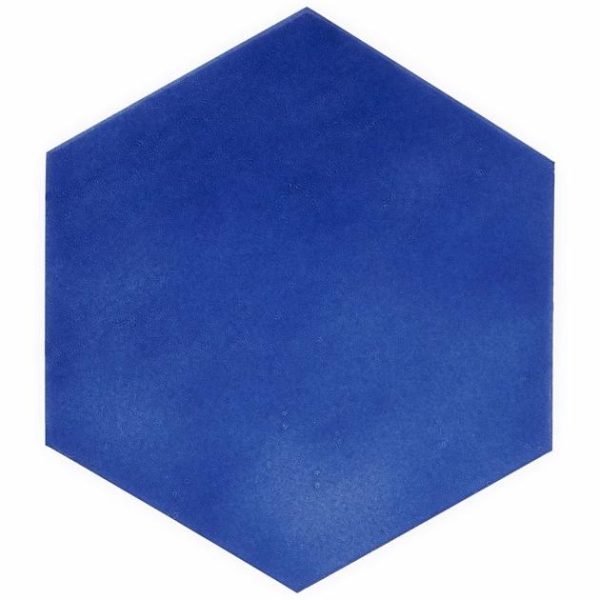 Floor Tiles | 1 sq. ft. Cavallo Poseidon Blue 7″ Hexagon Glossy Porcelain Tile Poseidon Bathroom Bathroom