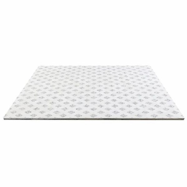 Floor Tiles | 1 sq. ft. Cleopatra Diamond Truffle White Terrazzo and Bianco White Marble Polished Mosaic Tile Truffle White Backsplash & Kitchen Backsplash & Kitchen