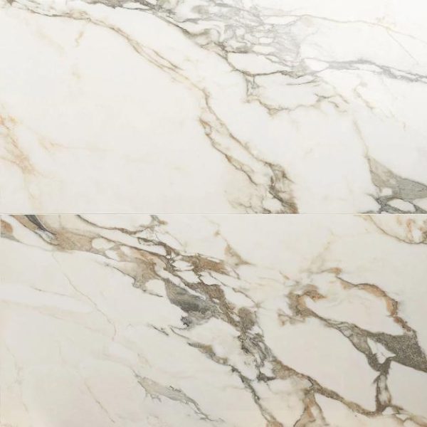 Floor Tiles | 1 sq. ft. DreamStone Calacatta Rustico 24×48 Polished Porcelain Tile 24X48 Polished Bathroom 24X48 Polished