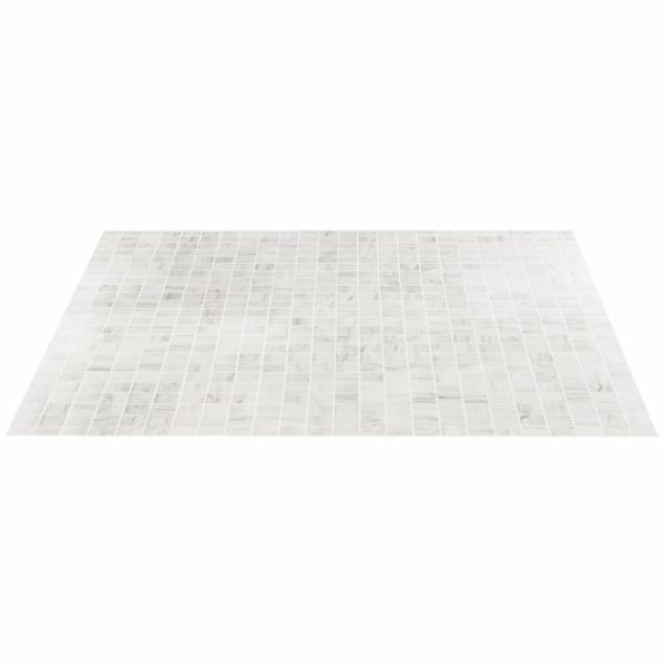 Floor Tiles | 1 sq. ft. DreamStone Dolomite Snow 2×2 Matte Porcelain Mosaic 2X2 Matte Backsplash & Kitchen 2X2 Matte