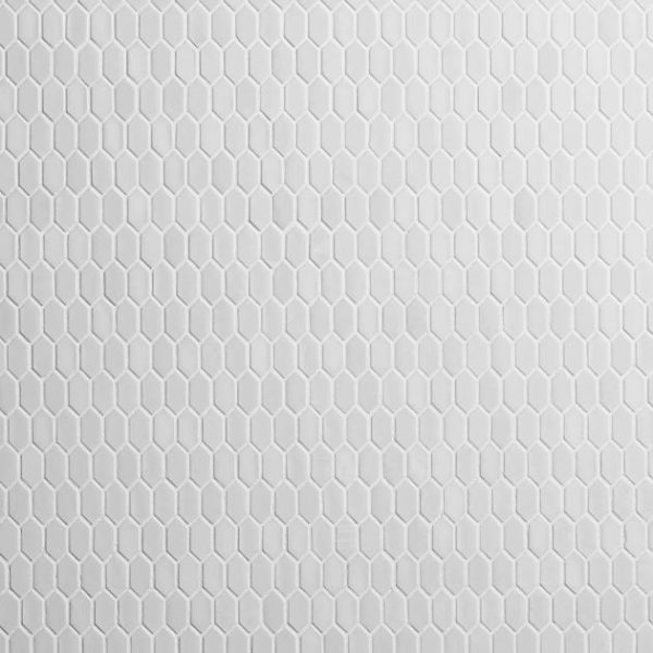 Floor Tiles | 1 sq. ft. Flicker Rain White 1/4″ x 1″ Polished Glass Mosaic Tile Rain White Backsplash & Kitchen Backsplash & Kitchen