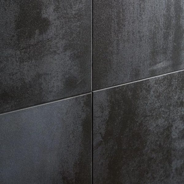 Floor Tiles | 1 sq. ft. Hewlett Black Iron 24×24 Matte Porcelain Tile Black Iron Bathroom Bathroom