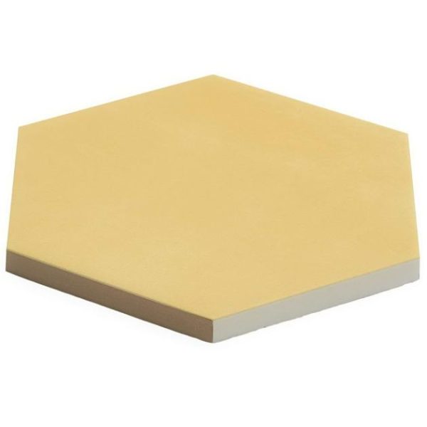 Floor Tiles | 1 sq. ft. HexArt Yellow 8″ Hexagon Matte Porcelain Tile Yellow 8 Bathroom Bathroom