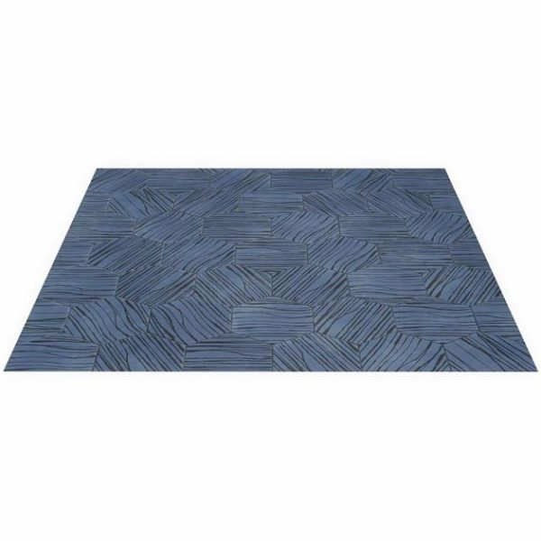 Floor Tiles | 1 sq. ft. HexArt Zen Smoke Azul 8″ Hexagon Matte Porcelain Tile Smoke Azul Bathroom Bathroom