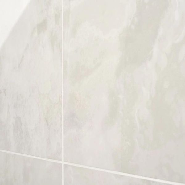 Floor Tiles | 1 sq. ft. Jewel Onyx White 24×48 Polished Porcelain Tile White Bathroom Bathroom