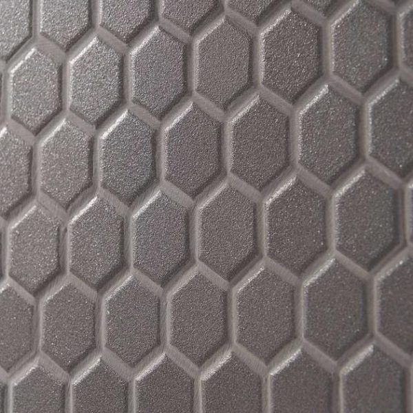 Floor Tiles | 1 sq. ft. Level Black 1″ Hexagon Matte Porcelain Tile Black Hexagon Bathroom Bathroom