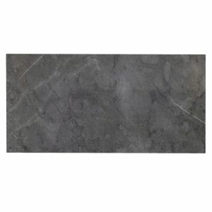 Floor Tiles | 1 sq. ft. Marble Tech Amani Gray 12×24 Polished Porcelain Tile Dark Gray Polished Bathroom Bathroom