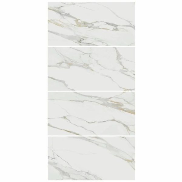 Floor Tiles | 1 sq. ft. Minera Aurora Gold 24×48 Marble Look Polished Porcelain Tile Aurora Gold Bathroom Aurora Gold