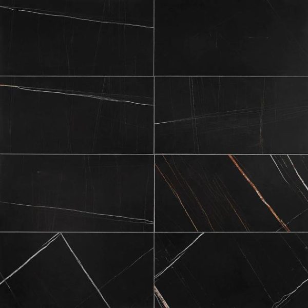 Floor Tiles | 1 sq. ft. Nero Dorato 12×24 Honed Marble Tile 12X24 Backsplash & Kitchen 12X24