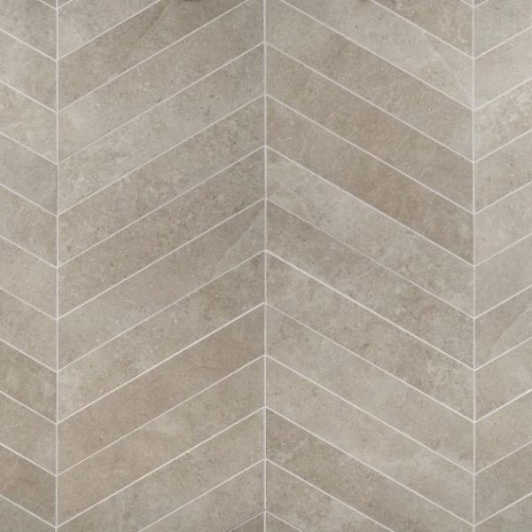 Floor Tiles | 1 sq. ft. New Rock Tortora Beige 4×21 Chevron Limestone Look Matte Porcelain Tile Beige Chevron Bathroom Bathroom