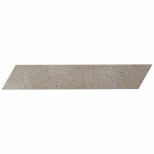 Floor Tiles | 1 sq. ft. New Rock Tortora Beige 4×21 Chevron Limestone Look Matte Porcelain Tile Beige Chevron Bathroom Bathroom