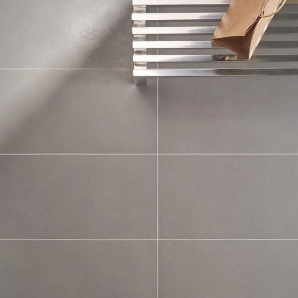 Floor Tiles | 1 sq. ft. NewTech Cenere Gray 12×24 Double Loaded Matte Porcelain Tile Cenere Matte Bathroom Bathroom