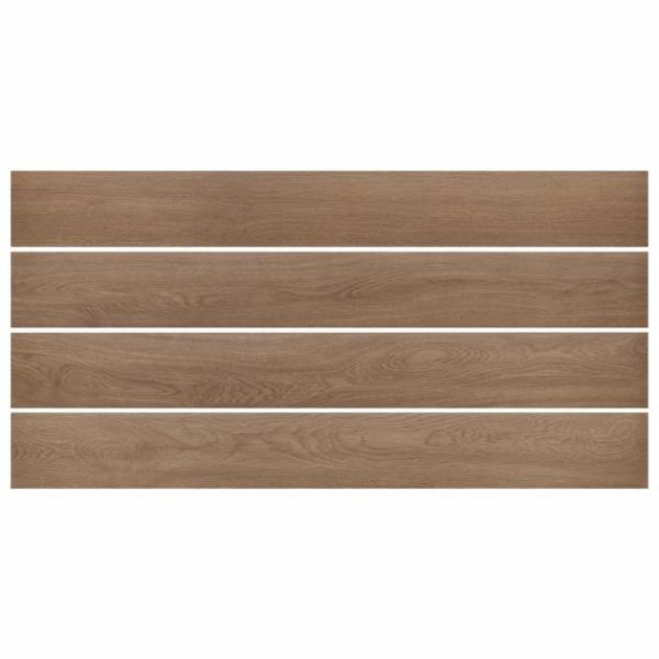 Floor Tiles | 1 sq. ft. Oaktree Elegant Dark Brown 7×60 XL Wood Look Matte Porcelain Tile Dark Brown Bathroom Bathroom