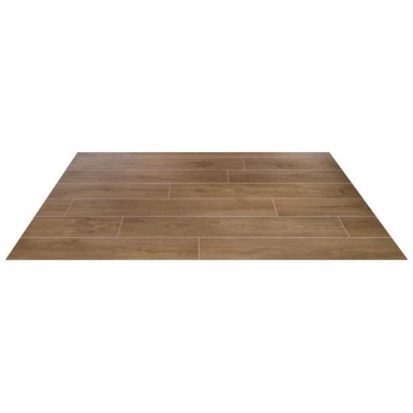 Floor Tiles | 1 sq. ft. Oaktree Elegant Dark Brown 7×60 XL Wood Look Matte Porcelain Tile Dark Brown Bathroom Bathroom