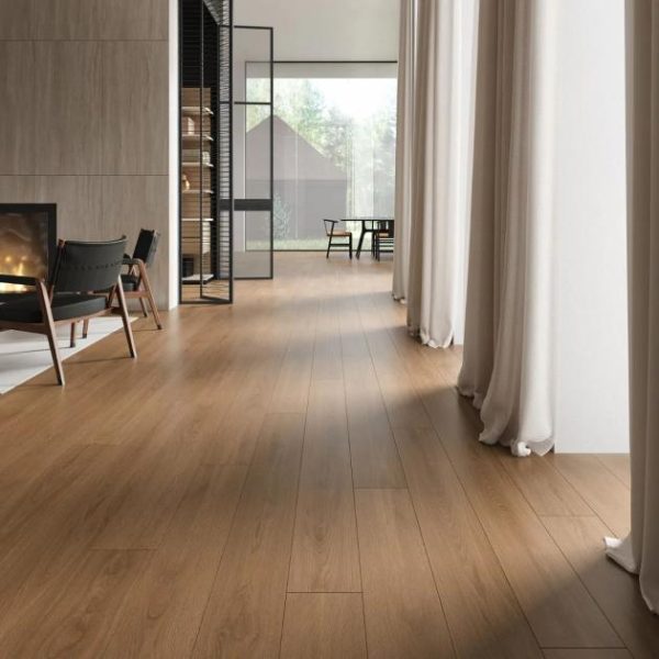 Floor Tiles | 1 sq. ft. Oaktree Elegant Dark Brown 7×60 XL Wood Look Matte Porcelain Tile Dark Brown Bathroom Bathroom