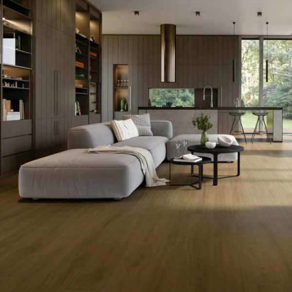 Floor Tiles | 1 sq. ft. Oaktree Elegant Dark Brown 7×60 XL Wood Look Matte Porcelain Tile Dark Brown Bathroom Bathroom