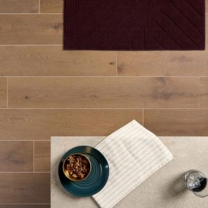 Floor Tiles | 1 sq. ft. Oaktree Natural Dark Brown 8×48 Wood Look Matte Porcelain Tile Dark Brown Bathroom Bathroom