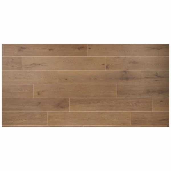 Floor Tiles | 1 sq. ft. Oaktree Natural Dark Brown 8×48 Wood Look Matte Porcelain Tile Dark Brown Bathroom Bathroom