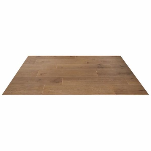 Floor Tiles | 1 sq. ft. Oaktree Natural Dark Brown 8×48 Wood Look Matte Porcelain Tile Dark Brown Bathroom Bathroom