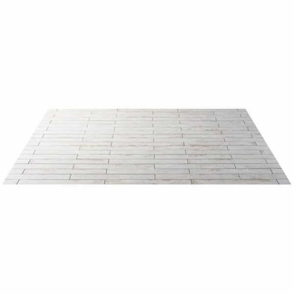 Floor Tiles | 1 sq. ft. Portrait Ivory 2×14 Matte Porcelain Tile Ivory Bathroom Bathroom