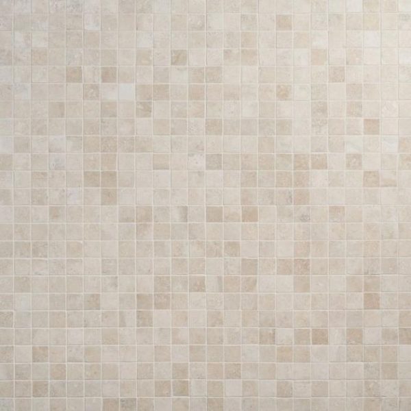 Floor Tiles | 1 sq. ft. Seville Pergamo Beige 2×2 Travertine Look Matte Porcelain Mosaic Tile Pergamo Backsplash & Kitchen Backsplash & Kitchen