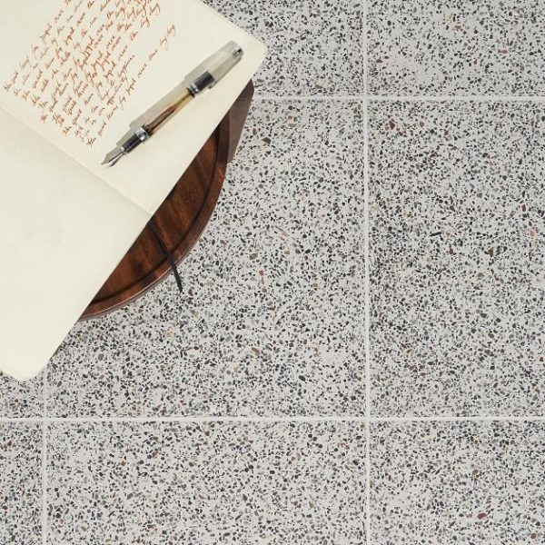 Floor Tiles | 1 sq. ft. True Terrazzo Aurora Beige 16×16 Polished Terrazzo Tile Aurora Bathroom Aurora