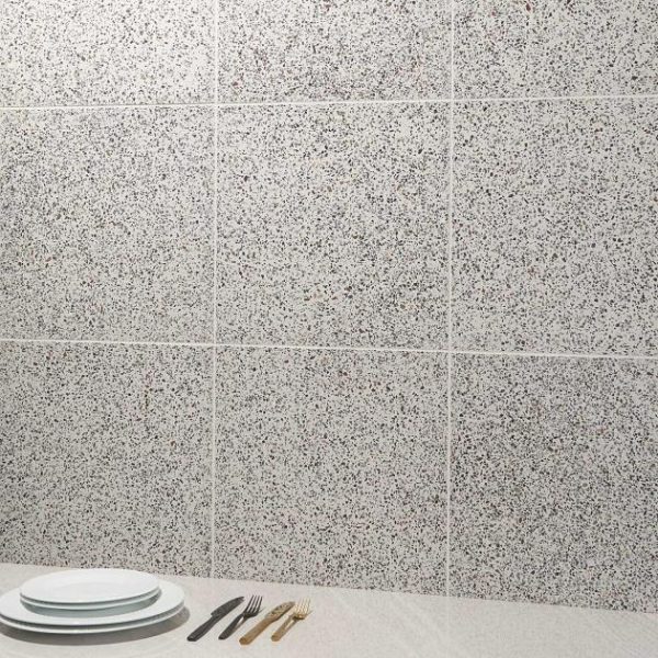 Floor Tiles | 1 sq. ft. True Terrazzo Aurora Beige 16×16 Polished Terrazzo Tile Aurora Bathroom Aurora