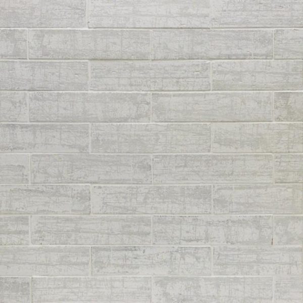 Floor Tiles | 1 sq. ft. Urban Brick Vintage White 3×10 Matte Clay Brick Look Subway Tile Vintage White Backsplash & Kitchen Backsplash & Kitchen