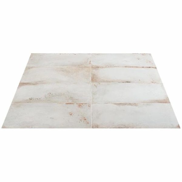 Large Wall | 1 sq. ft. Angela Harris Flatiron White 12×24 Matte Porcelain Tile White Backsplash & Kitchen Backsplash & Kitchen