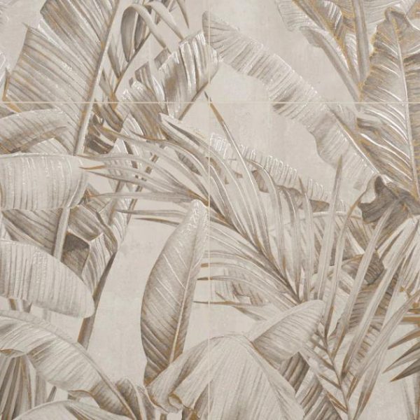 Large Wall | 1 sq. ft. Art Gallery Golden Field Ivory Gray and White 24×48 Artisan Decor Matte Porcelain Tile Golden Field Ivory Bathroom Bathroom