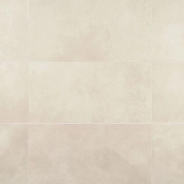 Large Wall | 1 sq. ft. Clay Shy Beige 16×32 Matte Porcelain Tile Beige Bathroom Bathroom